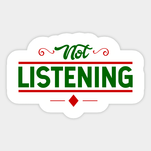 Not Listening Adult Humor Sticker by chatchimp